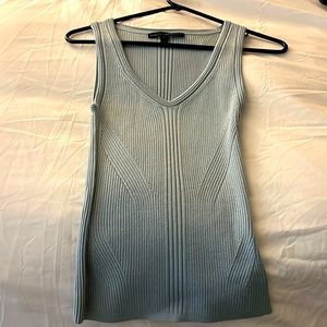 WHBM XS LIGHT BLUE SWEATER TANK